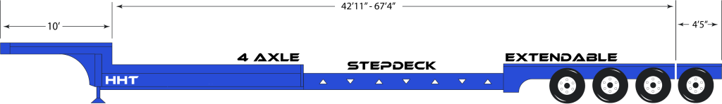 4-Axle-Stepdeck-Extendable-Trailer